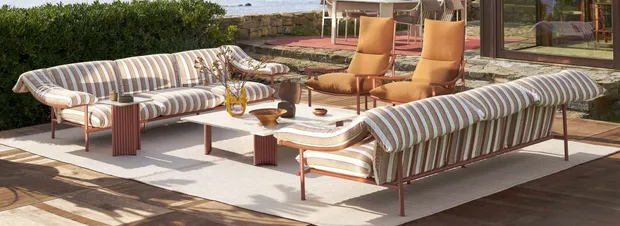 Cassina sofa and table collection