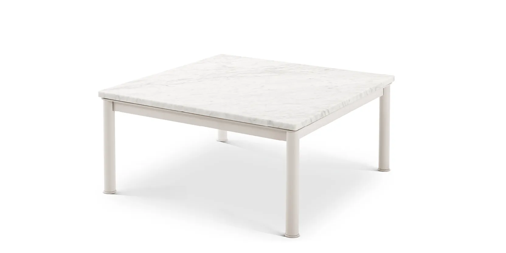 Cassina 10 Table en tube basse, Grand Modèle , Outdoor