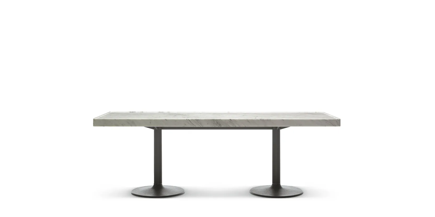 Cassina 11 Table pieds corolle, Appartement Le Corbusier