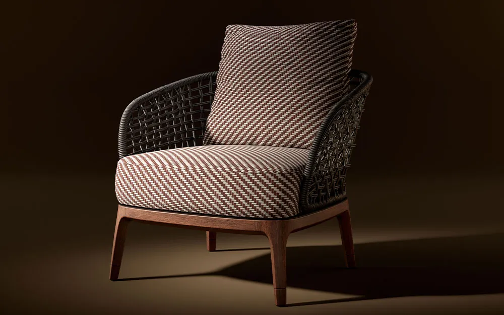 Meroni&Colzani Lungotevere Armchair