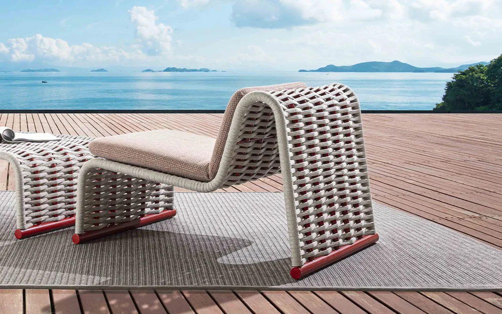 Meroni&Colzani Marettimo Chaise Longue