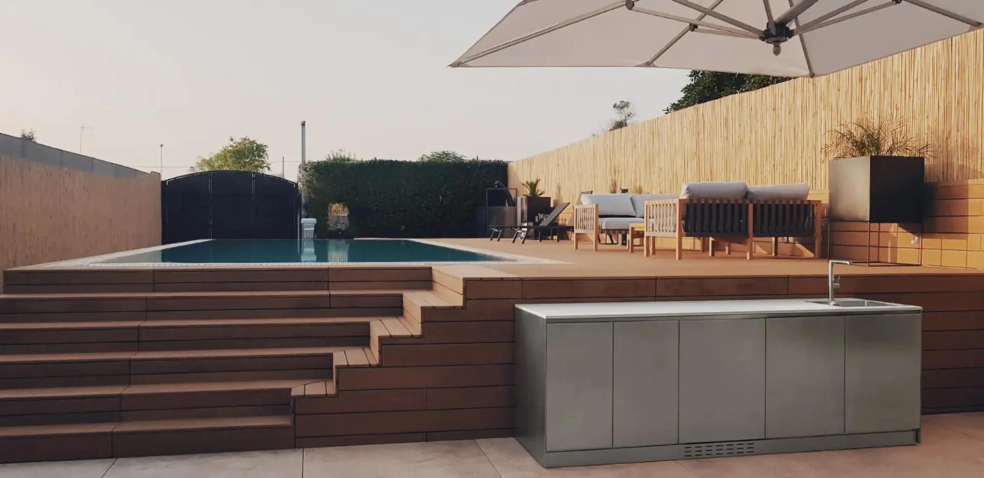 Poolside