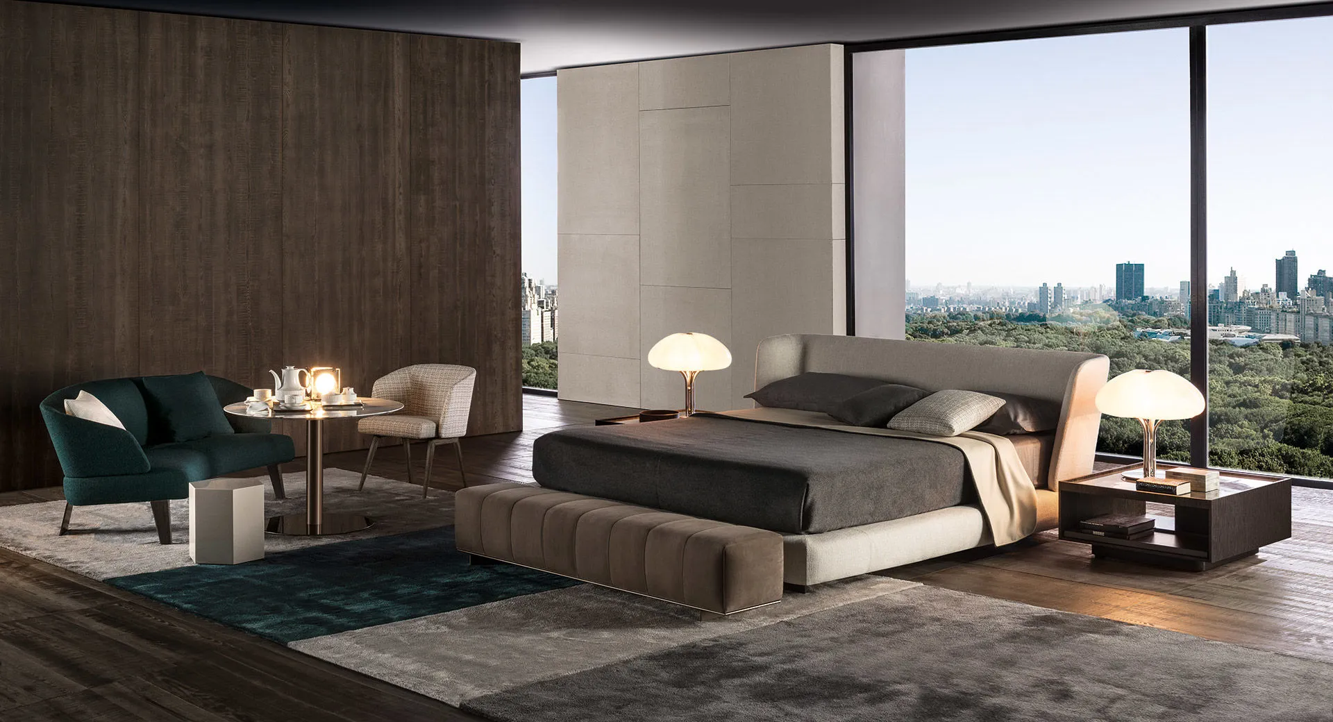 Minotti Reeves Bed