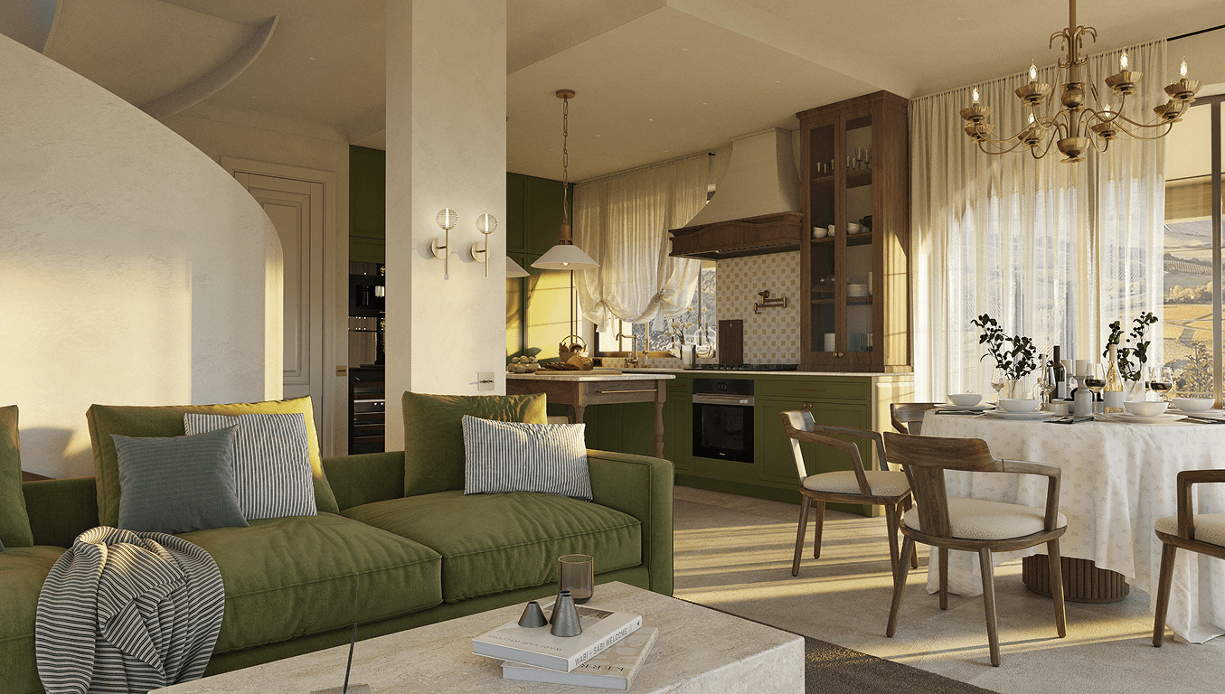 Casa Quiete living room