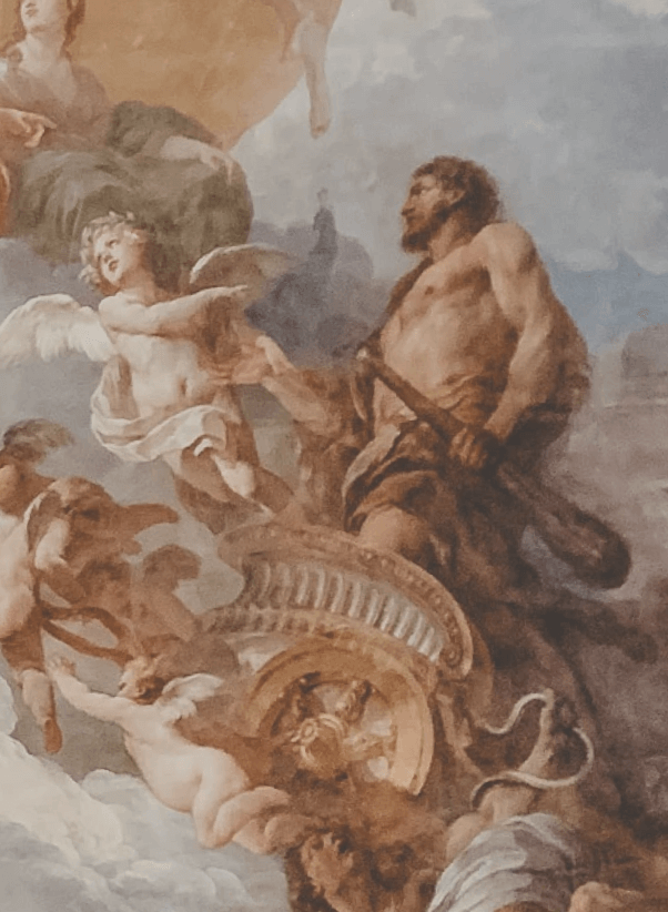 Logistics and customs classical painting